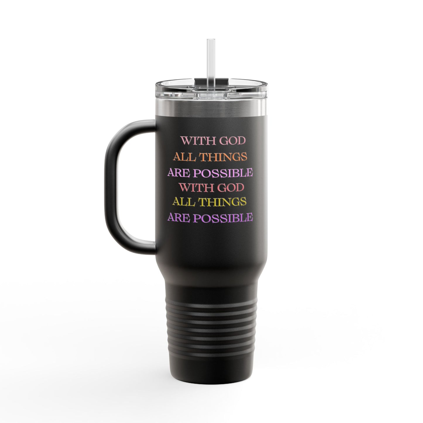 Water Tumbler - Christian Message Insulated Travel Mug