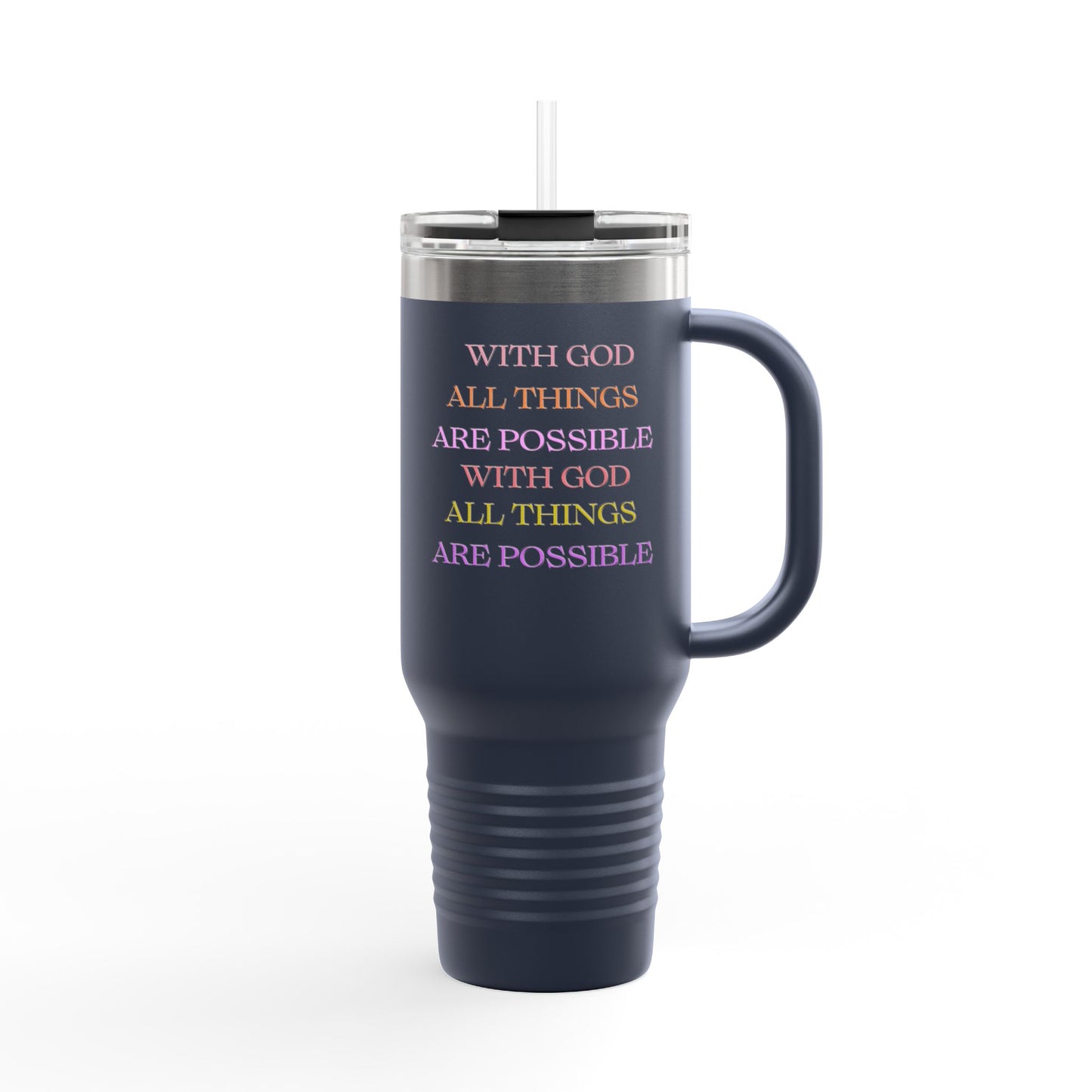 Water Tumbler - Christian Message Insulated Travel Mug