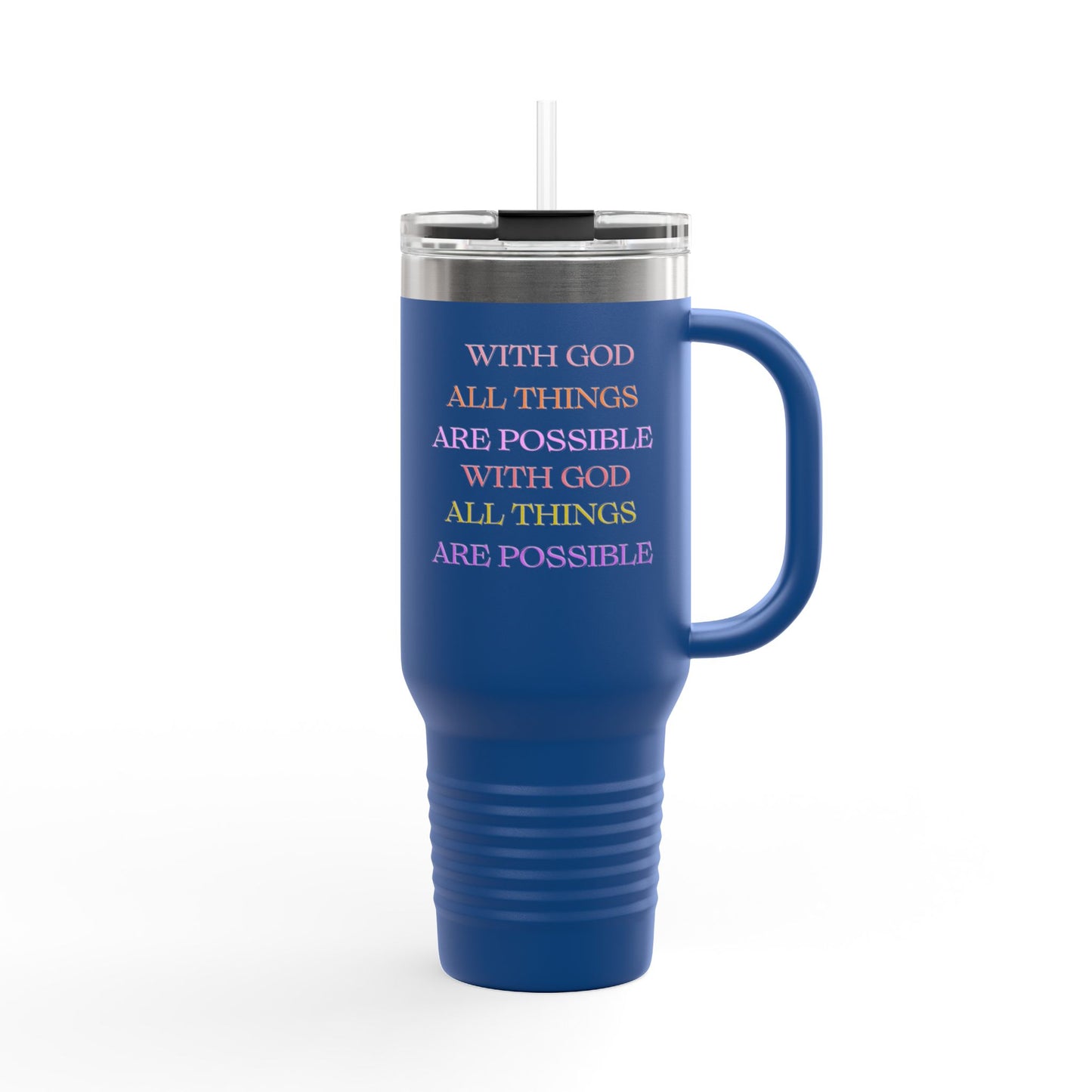 Water Tumbler - Christian Message Insulated Travel Mug