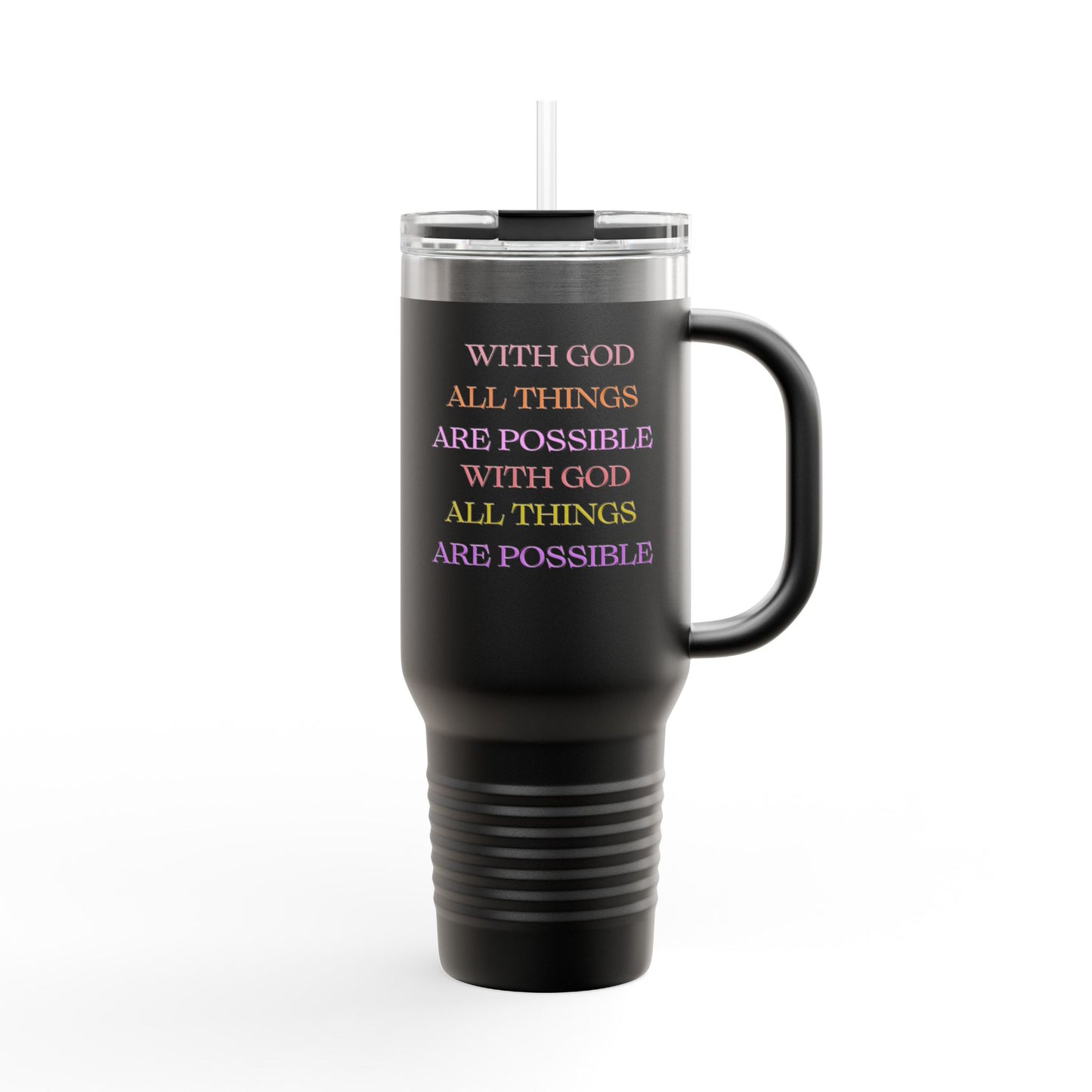 Water Tumbler - Christian Message Insulated Travel Mug
