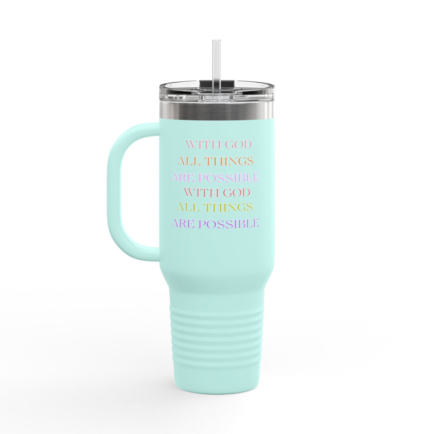 Water Tumbler - Christian Message Insulated Travel Mug